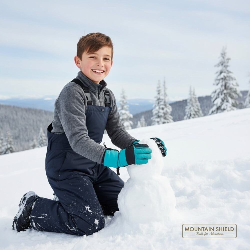 Obermeyer I-Grow Snow Overalls Ski suit Kids 7 Adj. Shoulder Straps/Hem Utility
